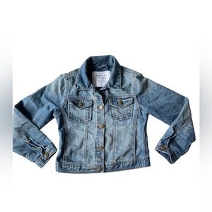Gap Kids Girls Jean Denim Jacket Lg 10 Faded